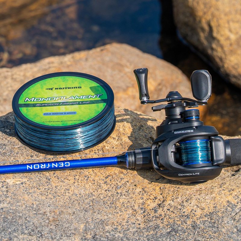 KastKing Premium Monofilament Fishing Line,Blue Camo,300Yds,17LB