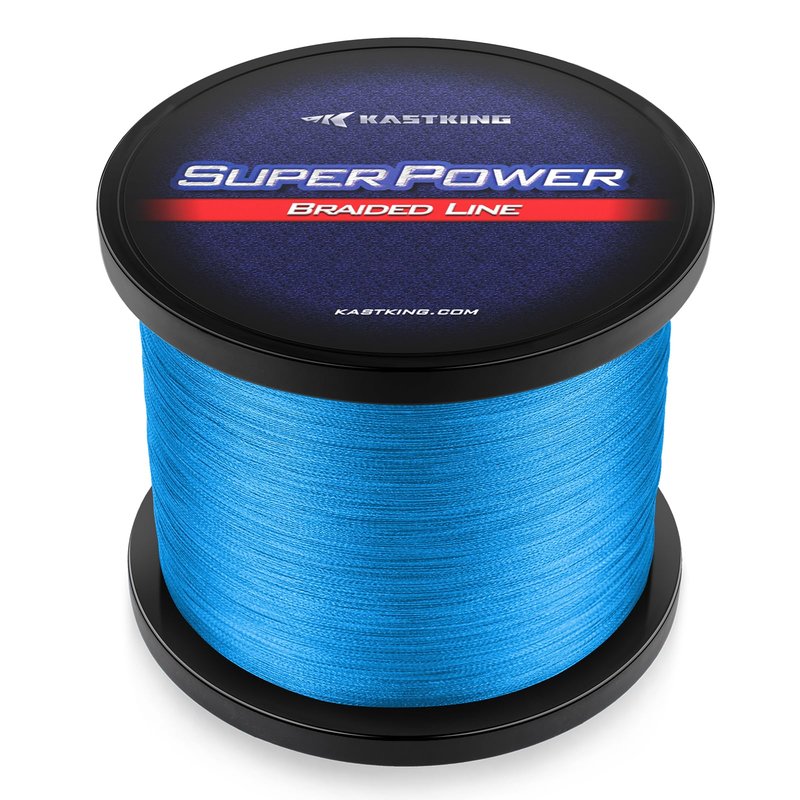 KastKing Superpower Braided Fishing Line, Ocean Blue, 12 LB, 1097 Yds