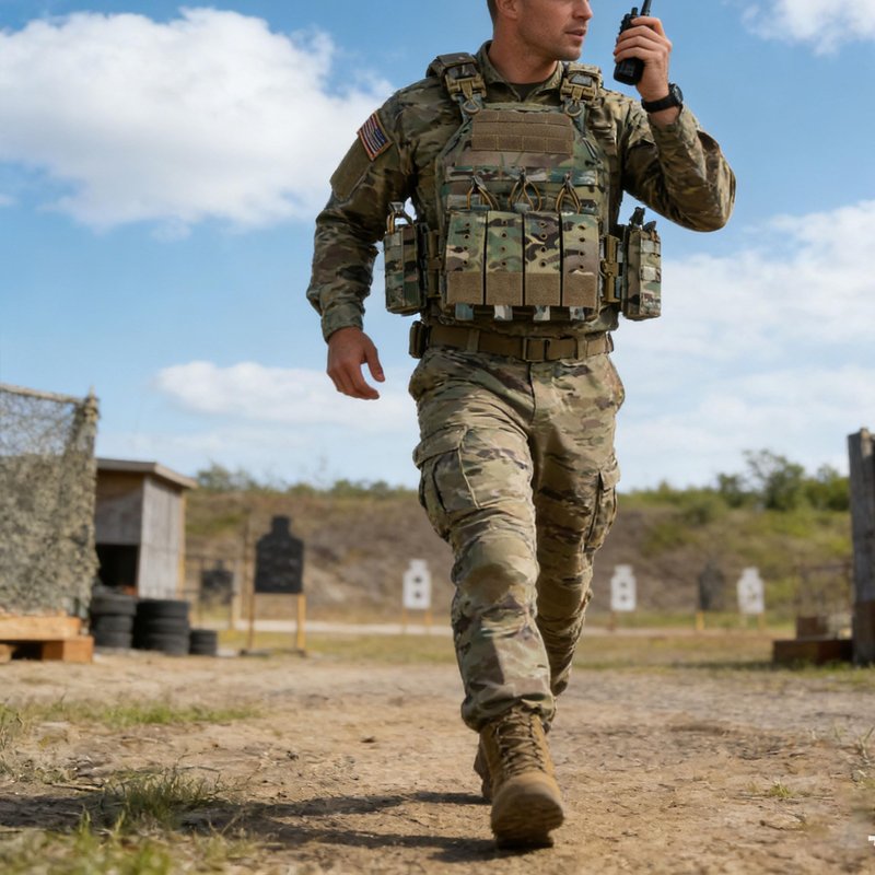 YAKEDA Quick Release Tactical Outdoor Vest for Adult (CP)