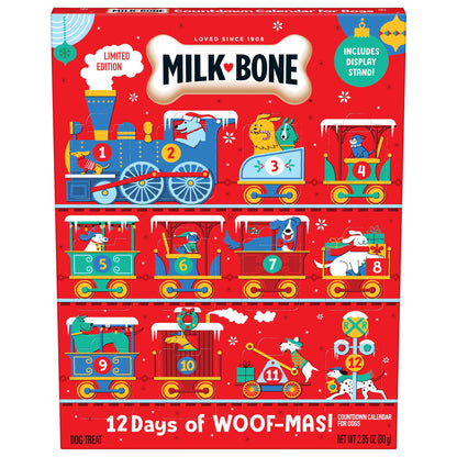 Milk-Bone Holiday 12 Day Treat Calendar, 2.85 oz Box