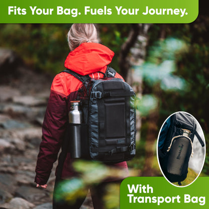 Blockhütte Vacuum Insulated Stainless Steel Water Bottle I 25 oz I Wide Mouth Metal Bottle for hot and cold drinks I BPA-Free I for Travel, School I Kids, Adults, Water Canteen, Sports, flask