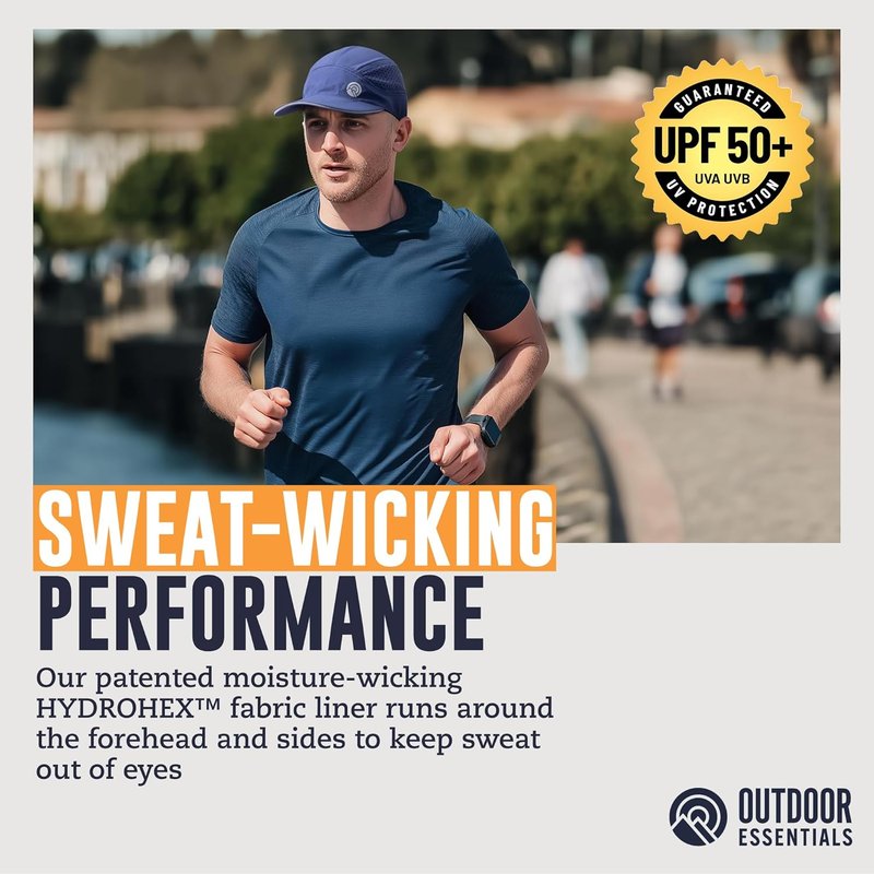Breathable Running Hat for Men & Women - Outdoor Jogging, Hiking, & Tennis Cap | Lightweight & Comfortable