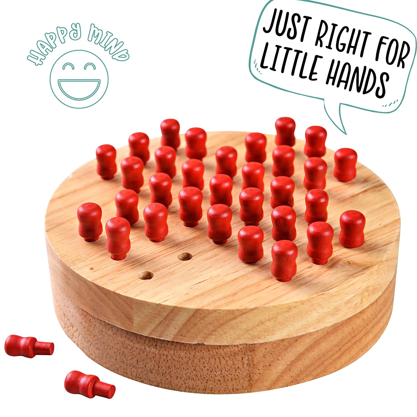 Jaques of London Solitaire Board Game | Wooden Travel Games | Pocket Games | Since 1795