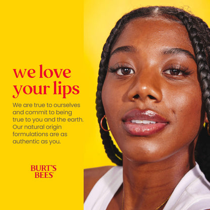 Burt's Bees Christmas Gifts, 4 Lip Balms Stocking Stuffers Products, Beeswax Bounty Fruit Mix - Watermelon, Pomegranate, Dragonfruit Lemon & Sweet Peach (4-Pack)