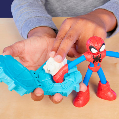Play-Doh Spider-Man Launch & Slice Battle Playset, Non-Toxic Modelling Compound Set for Boys and Girls, Creative Toys for 4+ Year Old Kids