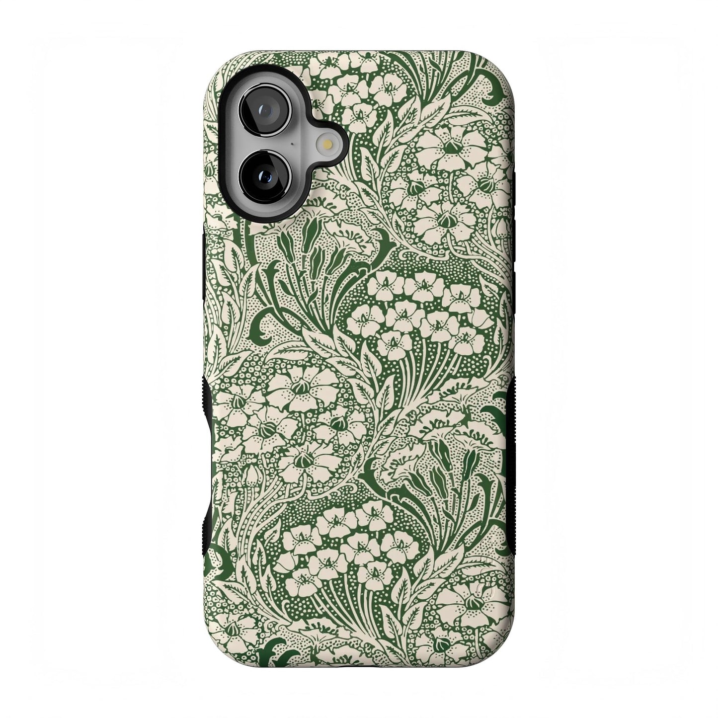 Casely iPhone 16 Case | Nantucket Cottage | Blue Hydrangea | Compatible with MagSafe | Bold Protective Design
