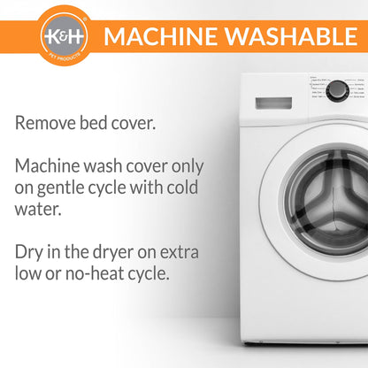 K&H Pet Products Universal Mount Cat Window Perch Bed for Large Cats, Orthopedic Window Hammock Holds 60 lbs, Sturdy Suction Cups, Washable Cover, Indoor Windowsill Furniture Bed - 14 X 24in Fleece