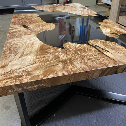 Deep Pour Epoxy Resin Liquid Glass 3 GL Kit, 2-4 inch Super Clear Amazing Flow Casting Resin Kit, High Temp Heat UV Resistant Food Safe Epoxy, Bubble Free Low Viscosity Cast & Coat Stone Wood Metal