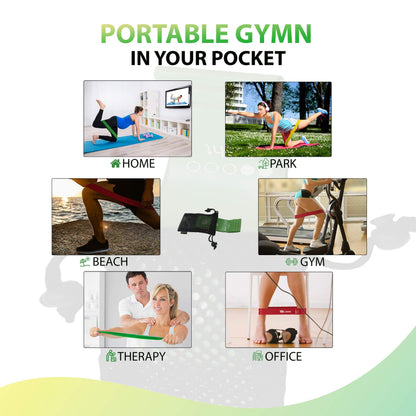 Fittest Pro by Limm Resistance Bands for Legs and Butt, Fabric Exercise Loop Bands Yoga, Pilates, Rehab, Fitness and Home Workout, Strength Bands for Booty