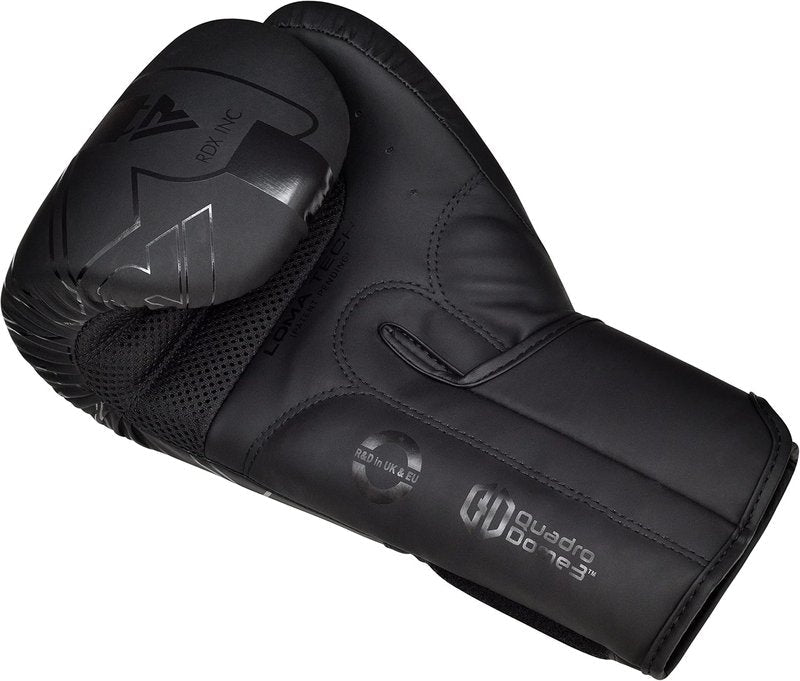 RDX Boxing Gloves - Pro Training Sparring MMA Kickboxing | Maya Hide Leather, Ventilated Palm, 8-18 Oz Sizes
