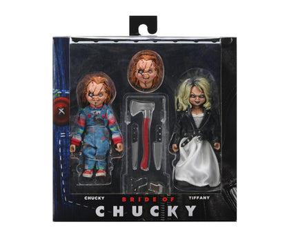 Bride of Chucky - Chucky and Tiffany 2-pack - 8" Clothed Action Figure