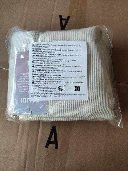 KALIDI Corduroy Tote Bag, Zipper Messenger Bag Shoulder Hobo Crossbody Bag Casual Work Colledge Shopping Women