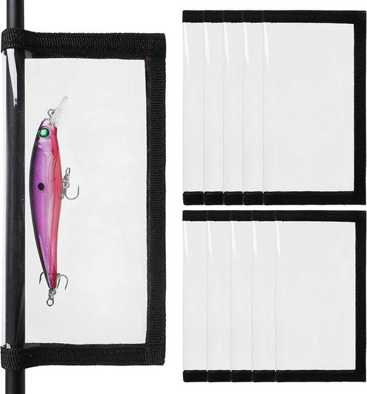Fishing Lure Wraps - Durable Clear PVC Covers for Safe Bait Storage | 5/10 Pack