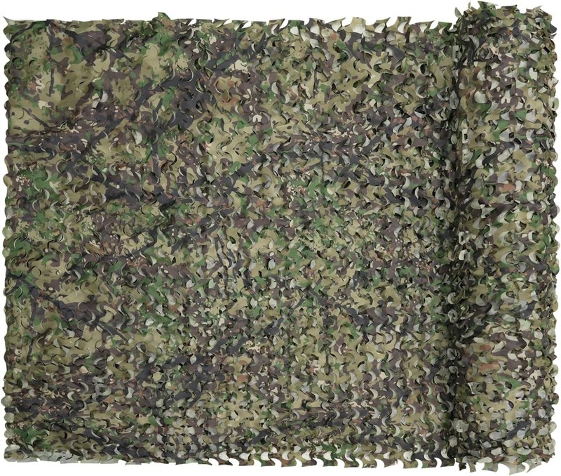Camo Netting for Hunting | Bulk Roll Military Sunshade | Durable Outdoor Cover