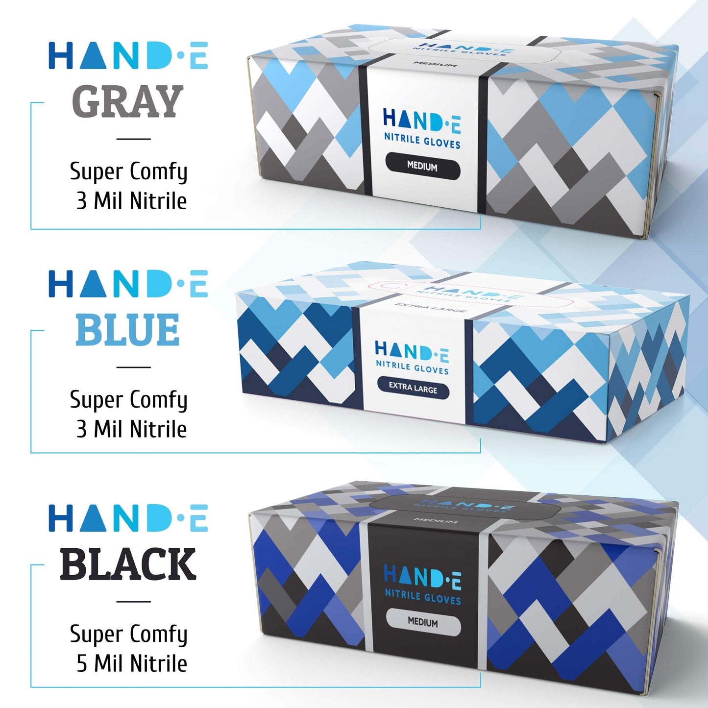 Disposable Nitrile Gloves Large Pack of 200 Latex Free Medical Examination Gloves Food Grade Kitchen Gloves Powder Free