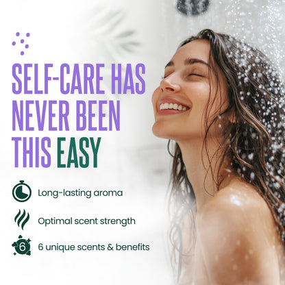 Cleverfy Shower Steamers Aromatherapy - Valentines Day Gifts for Her, Him, Women, Daughter, Mom, Girlfriend, Wife, Teen Girls and Boys - Valentines Gifts for Her, Him, Women and Men - 6 Tablets