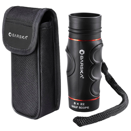 Barska Blueline 8x22 Waterproof Golf Scope Monocular with Built-in Internal Distance Reticle