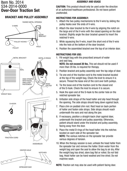 DMI Over the Door Posture Corrector and Cervical Neck Traction Device for Physical Therapy, FSA HSA Eligible Neck Stretcher, Back Stretcher, Neck Pain, Migraine Relief, Back Pain or Arthritis