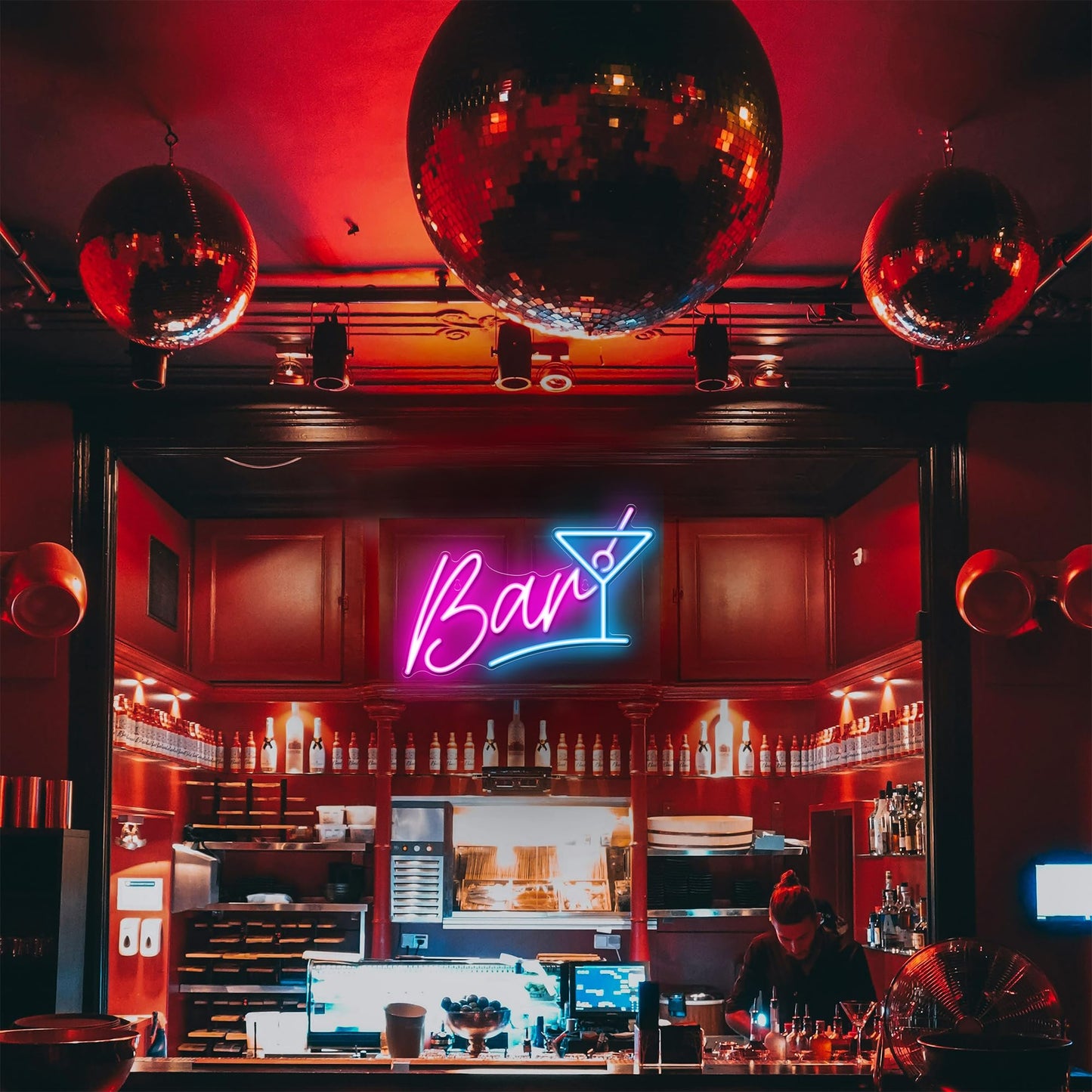 Kavaas Its 5 O'clock Somewhere Neon Sign, Neon Bar Signs for Home Bar Decor, Man Cave Pub Party - Best Gifts for Husband, Father, Birthday, Christmas