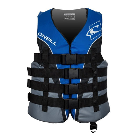O'Neill Men's Superlite USCG Life Vest,Pacific/Smoke/Black:White,4XL