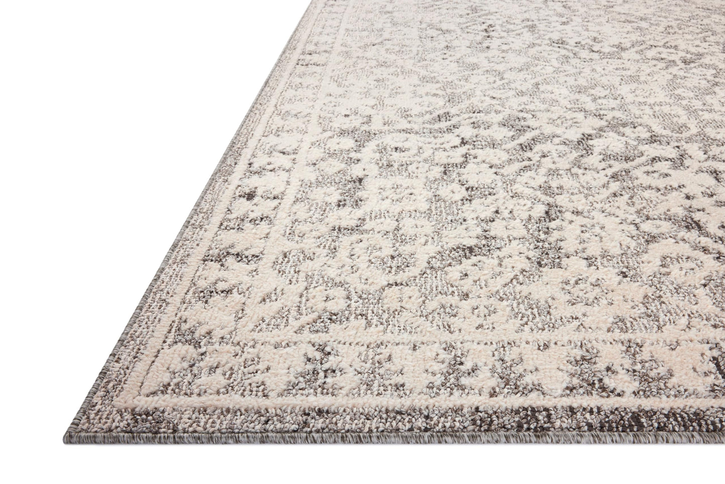 Loloi Magnolia Home by Joanna Gaines Gigi Collection GIG-01 Grey/Ivory 5'-3" x 7'-6" Area Rug