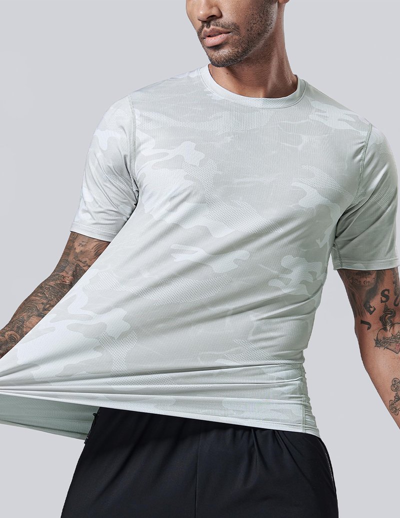 5 Pack Men’s Active Quick Dry Crew Neck T Shirts | Athletic Running Gym Workout Short Sleeve Tee Tops Bulk (Set 11, 4X-Large)