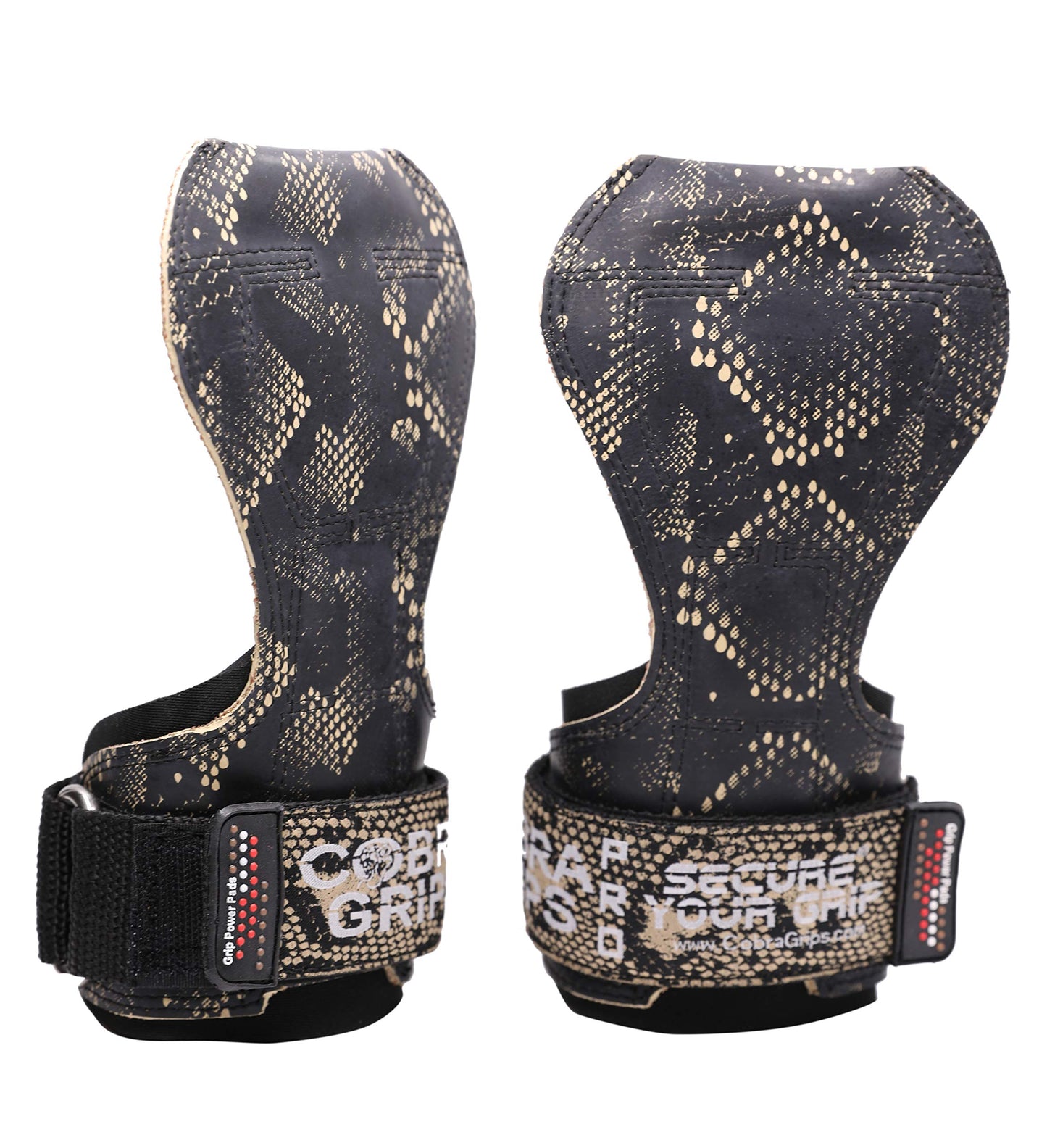 Cobra Grips PRO Weight Lifting Gloves Heavy Duty Straps Alternative Power Lifting Hooks for Deadlifts Adjustable Neoprene Padded Wrist Support Bodybuilding