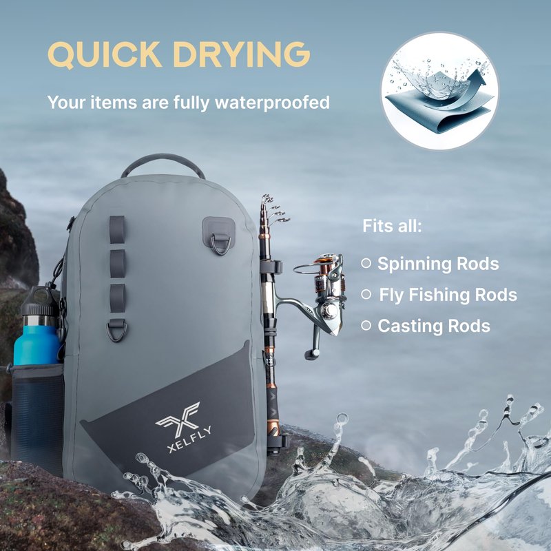 Xelfly - Waterproof Fishing Backpack