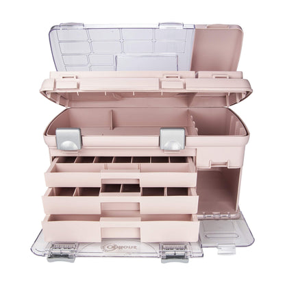 Large Three Drawer Organization System - Two Small Utility Stows | Battery, Jewelry, Small Parts, Craft, Sewing, Paint, Collectibles Storage