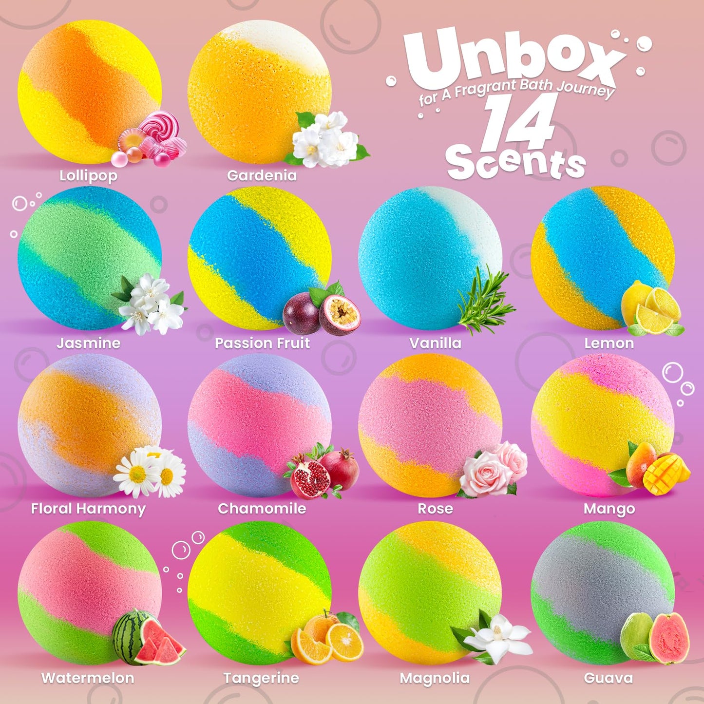 Bath Bombs for Kids with Surprise Inside, 28 Fun Fizzy Shower Bombs with Land & Sea Animal Toys, Kid-Friendly & Non-Toxic, Birthday Party Favors, Holiday Stocking Stuffers for Girls and Boys