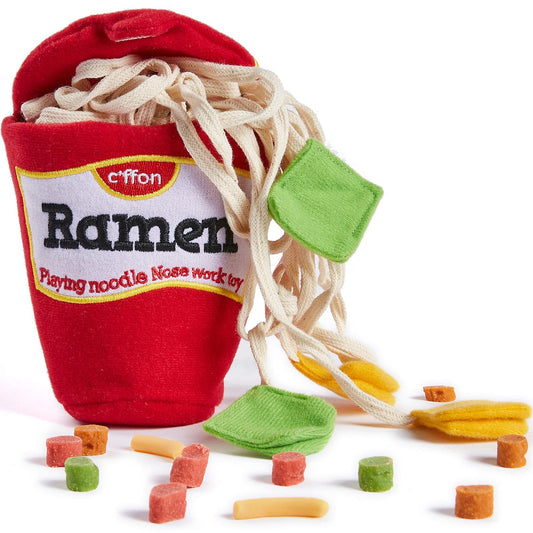 CHEWFFON Dog Puzzle Toy, Interactive & Enriching Snuffle Game for Small & Medium Dogs, Durable Hide and Seek Crinkle Toy, Treat Dispensing & Nose Work Fun