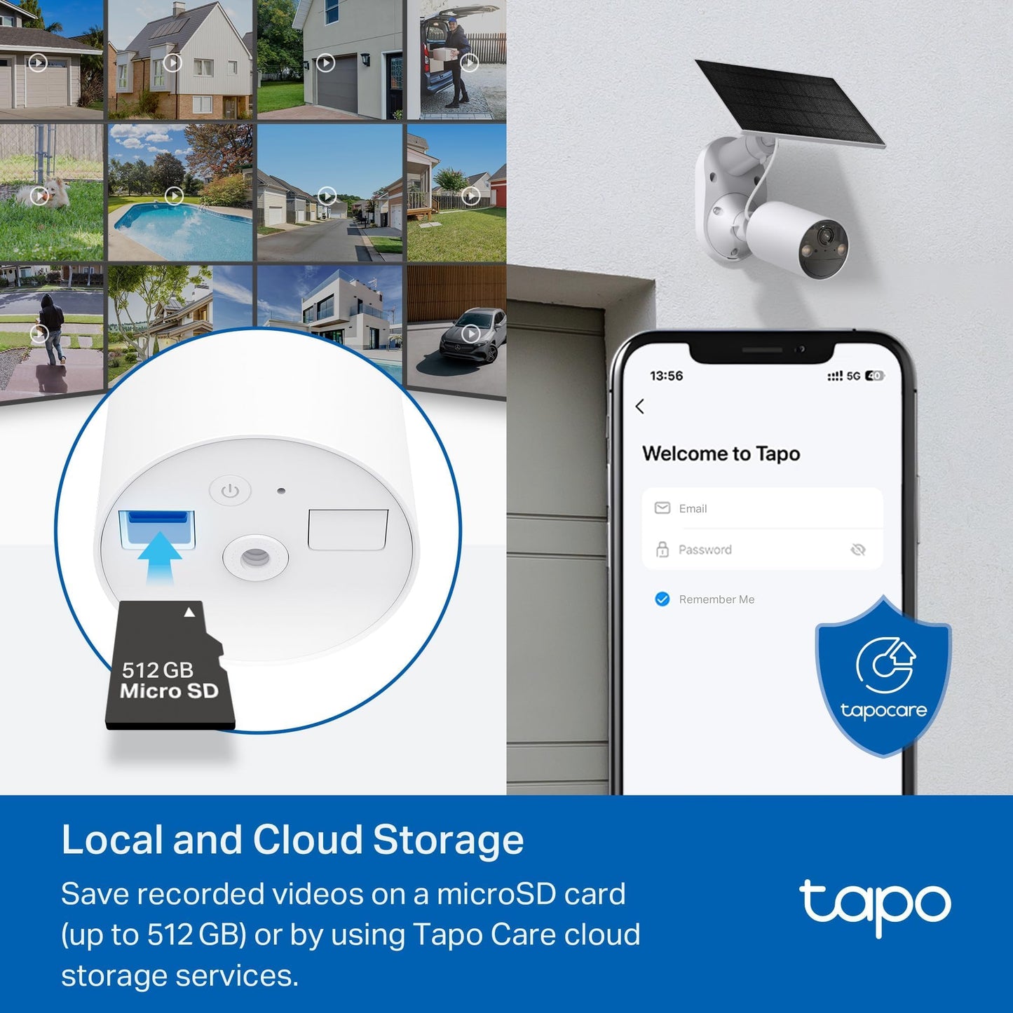 Tapo TC82 KIT 2K 3MP Battery Solar Security Camera Outdoor, Maintenance-free, Colour Night Vision, Outdoor Camera No Monthly Fee, Smart Person Detection, IP65, Works with Alexa & Google