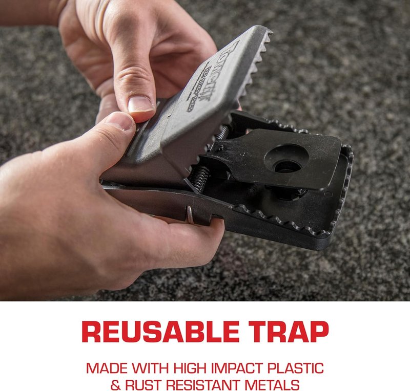 Tomcat Rat & Mouse Trap Bundle - 2 Press 'N Set Traps & 1 Rat Snap Trap with Attractant Gel
