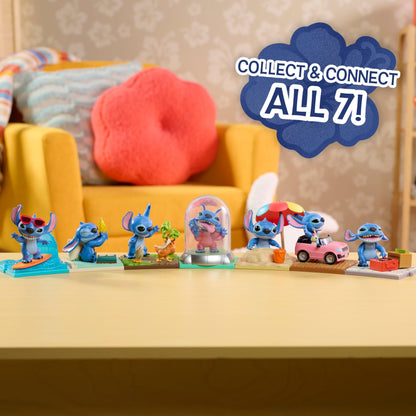 Just Play Disney Stitch Live-Action Movie Time 7,6 cm Collectible Figures, Inspired by Disney's New Live-Action Lilo & Stitch Movie, Blind Box Collectible Toys, Home Decoration, Kids Ages 3