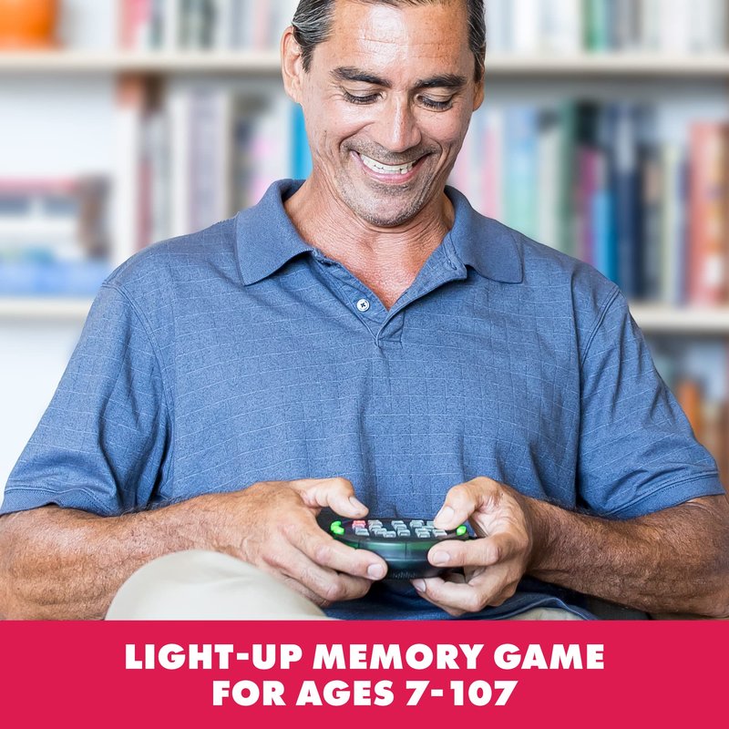 Educational Insights BrainBolt - Portable Handheld Electronic Memory Game, Car Travel Kids Games for Boys and Girls, Electronic Brain Game, Mind Fidget Gamer Gift for Kids and Teens, Ages 7 and Up