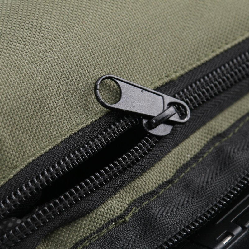 M MAXIMUMCATCH Maxcatch Fly Fishing Rod Case with Reel Pouch, Complete Protection Bag for 9FT 2/4 Piece Rods (Green, For 7.5' 4sec Fly Rod Length: 25.9'')