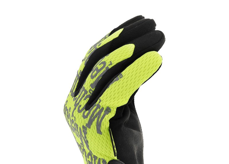 Mechanix Wear The Original Hi-Viz Gloves - High-Visibility Work Gloves - For Gardening - Breathable - For Warehouse Work - Touchscreen Compatible - Durable - Fluorescent Yellow - Large
