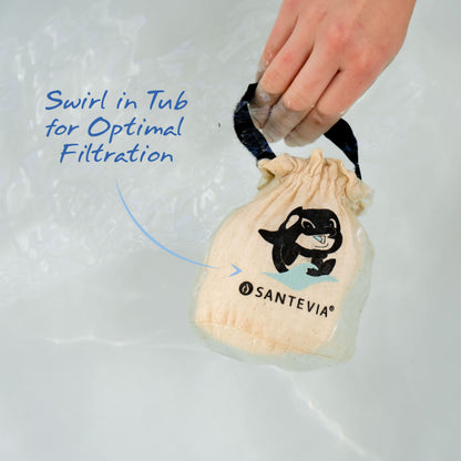 Santevia Bath Faucet Filter | Bath Filter for Tub Faucet | Bath Water Filter System | Bath FIlter Faucet | Bath Tub Filters to Remove Chlorine | Bath Filter Replacement | Baby Bath Filter