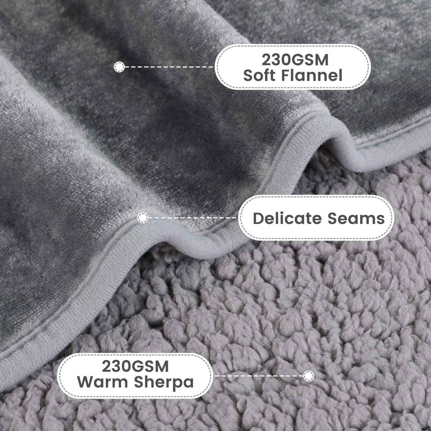 Waterproof Pet Blanket for Dogs Cats - Soft Plush Pet Throw Protects Couch, Chair, Bed from Spills Stain or Pet Fur, Dog Blankets Washable, Super Large 152 x 127 cm (60 x 50 in)