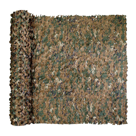 GRVCN Camo Netting Camouflage Net, Bulk Roll Sunshade Mesh Nets for Hunting Blind Shooting Military Theme Party Decorations