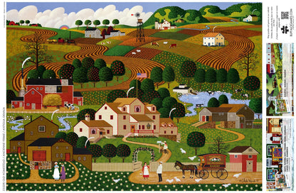 Buffalo Games - Charles Wysocki - Old Homestead - 1000 Piece Puzzle - Challenging Puzzle Perfect for Game Nights - Finished Size is 26.75 x 19.75