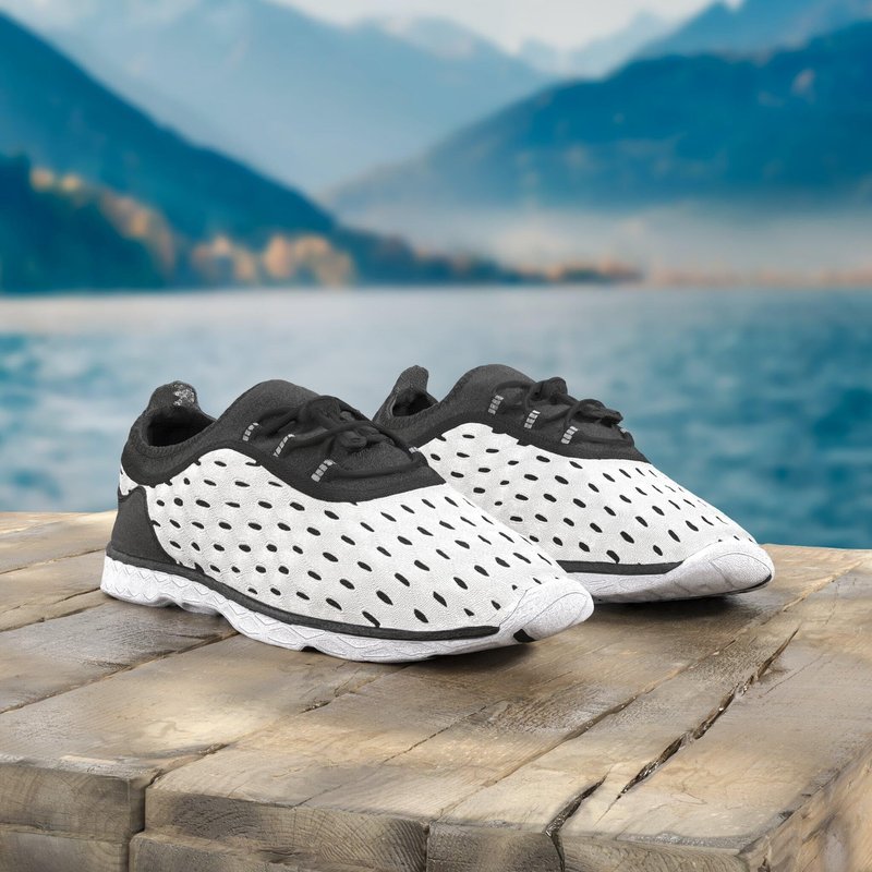 DOUSSPRT Men's Water Shoes Quick Drying Sports Aqua Shoes White Size 11
