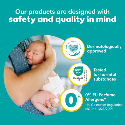 Pampers Baby-Dry Size 8, 120 Nappies, 17kg+, Monthly Pack, Up to a 100% Leak-Free Night