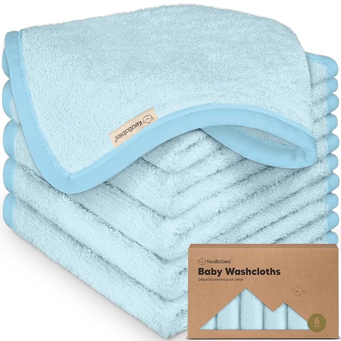 6-Pack Baby Washcloths