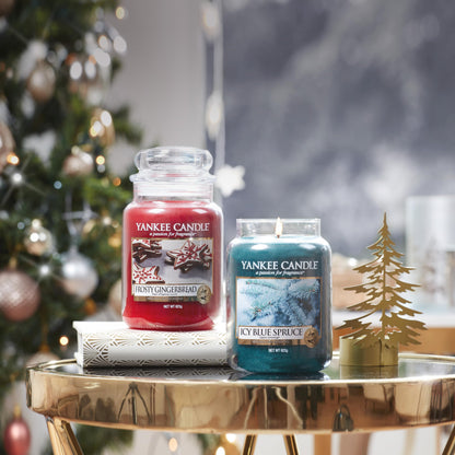 YANKEE CANDLE Scented Candle | Frosty Gingerbread Large Jar Candle | Burn Time: up to 150 Hours