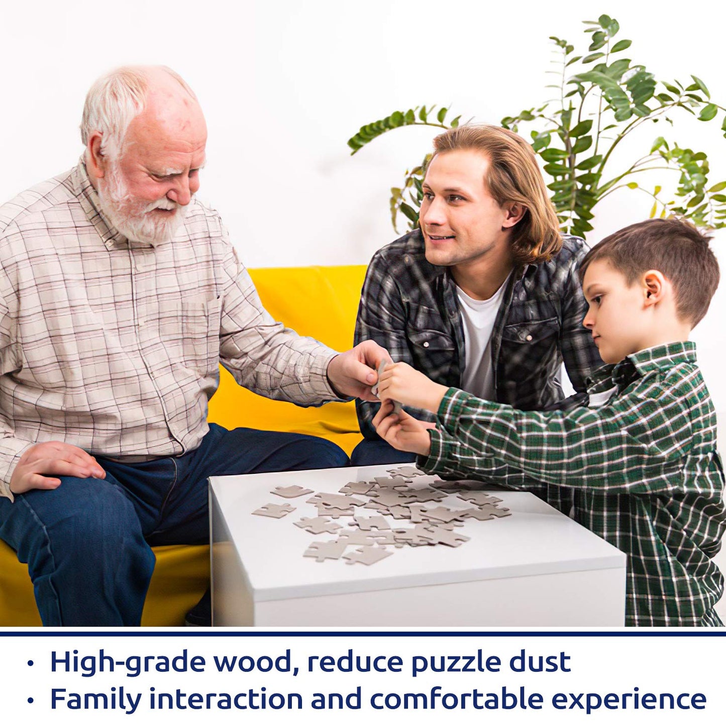 Jigsaw Puzzle 1000 Piece Wooden Puzzle Halloween Picture Family Decorations, Unique Birthday Present Suitable for Teenagers and Adults