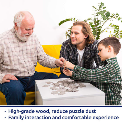 Jigsaw Puzzle 1000 Piece Wooden Puzzle Halloween Picture Family Decorations, Unique Birthday Present Suitable for Teenagers and Adults