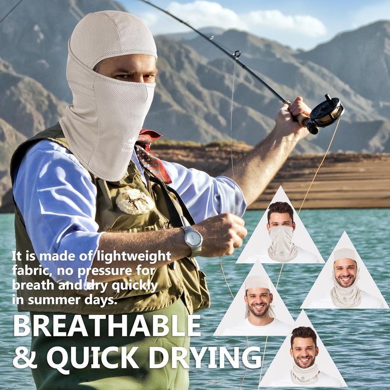 Balaclava Ski Mask - UV Protection Breathable Full Face Cover for Men & Women | Ideal for Skiing & Cycling