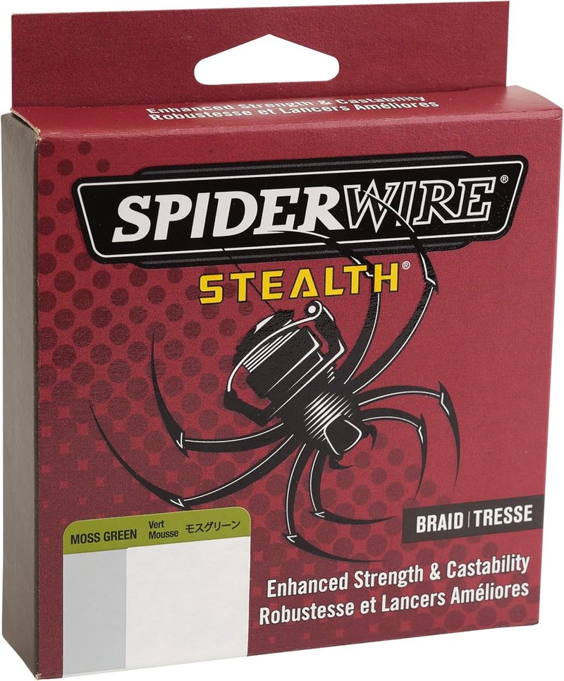 SpiderWire Stealth Braid Fishing Line - Durable, High-Performance Fishing Line | 150 Yards, Green