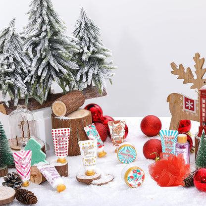 Advent Calendar 2025 Christmas Holiday Gifts for Women 12 Days Beauty Countdown Calendar 2025 Xmas Gifts Set 12pcs Spa Hand Cream Gifts Sets for Women with Hand Lotion Body Lotion Bath Sets Pamper Kit
